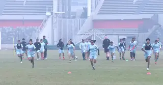 এশিয়ান কাপ খেলতে অস্ট্রেলিয়ায় নারী ফুটবলাররা; প্রথম দিনের অনুশীলন সম্পন্ন